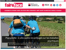 Tablet Screenshot of faire-face.fr